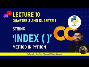 index string method in python I index string with example