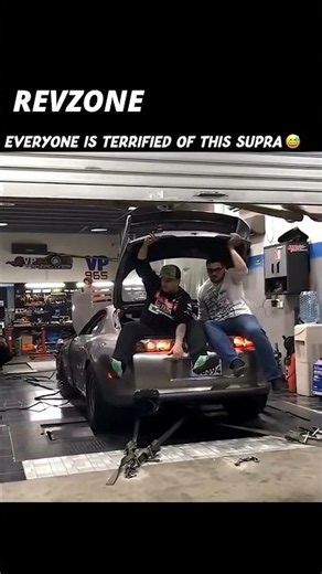 Would you sit in the back of this Supra? #carshorts #supra #dyno