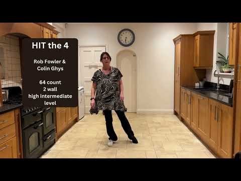 Hit the 4 line dance short clip