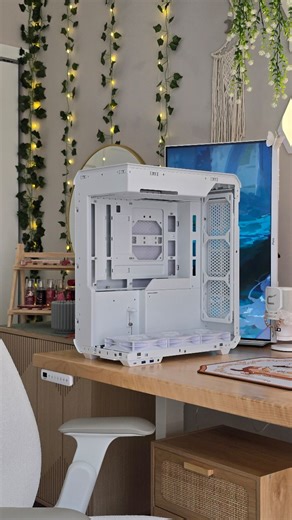 mari ݁ ˖Ი𐑼⋆ on Instagram: "Introducing Xhuttle ATX Mid Tower Gaming Case by @ssupd_hq 🤍 ☁️ This is a futuristic PC case featuring dual tempered glass with a left-side panoramic view. 💭 It includes a vertical GPU mount for a striking display and optimized vertical airflow for better cooling. 🎐 The dual-chamber layout ensures clean cable management, while the all-in-one setup comes with three pre-installed 120mm ARGB fans, a built-in RGB strip, and an ARGB controller. 🤍 This case retails for 