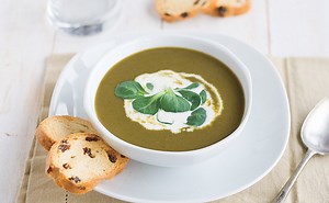 Receta de crema de berros