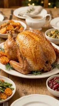 Thanksgiving Garlic Butter Roast Turkey + Homemade Gravy | Easy Recipe