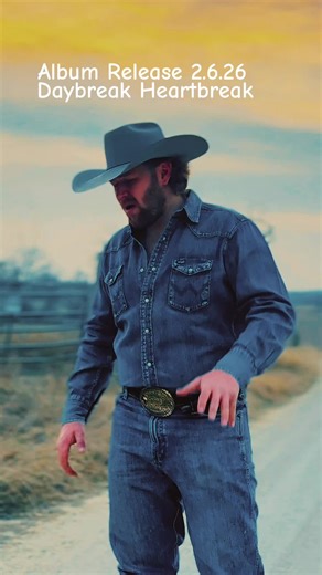 “Daybreak Heartbreak” Album Release 2.6.26 💔 excited about getting this album out to y’all. Includes song you have heard like “When Cowboys Die” and “In My Dreams” plus new songs like the title song “Daybreak Heartbreak” and “Be Mine”. Y’all be looking for the pre-save link. #albumrelease #countrymusic #fyp #newmusic