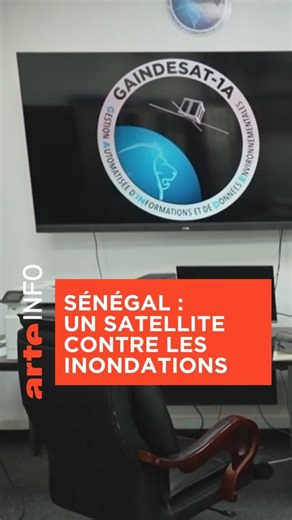 Un an après le lancement de du premier satellite sénégalais, le projet SenSat se développe avec l’installation de stations de collecte de données environnementales. Ces dernières permettront de réagir rapidement aux catastrophes climatiques. Un reportage de F. Prabonnaud. | ARTE Info
