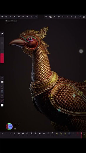 Bringing the Sacred Hamsa to Life in 3D | Nomad Sculpt