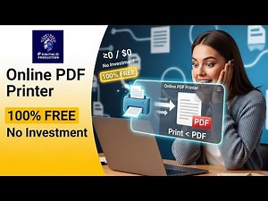 How to create a free online PDF printer without any investment | #pdfconverter #freeonlinetools