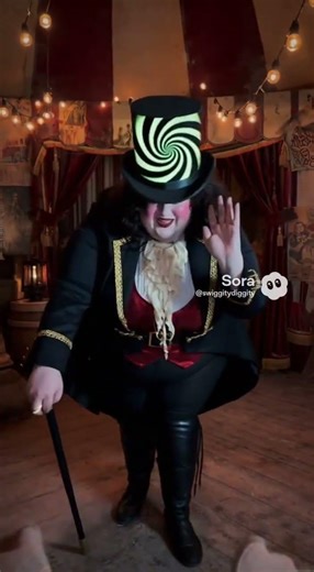 Female Circus Ringmaster Hypnosis #bbw #sora #sora2 #hypno #mindcontrol #hypnosis #shorts