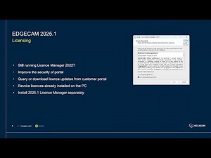 EDGECAM 2025.1 what's new webinar