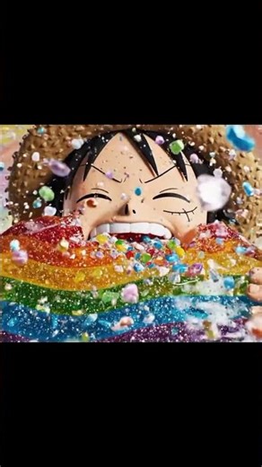 Luffy Eats Soft Mochi 🍡 | Pure ASMR ( #animeasmr #pureasmr #eatingsounds #onepiece #youtubeshorts