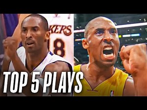 Mamba Day 💛💜 Kobe Bryant put together an incredible chapter of his career in both #8 and #24, check out his top 5 plays in each jersey number. | NBA