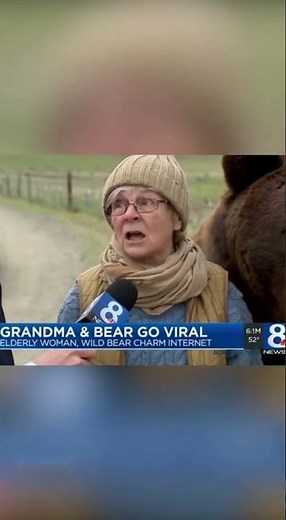Grandma’s Viral Bear Interview Just Got Even Funnier 😂 #shorts
