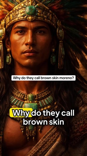 Why do they call brown skin moreno? Brown skin was the color of emperors, not something to apologize for. Long before colonization, brown skin ruled empires, built pyramids, and carried knowledge of the stars. This is a reminder that your skin tone is not a flaw — it is proof of lineage, power, and royalty that history tried to erase. #MexicoEterno #IndigenousPride #DecolonizeBeauty #MexicanIdentity #BrownIsRoyal brown skin royalty, Mexica emperors, indigenous beauty, prehispanic Mexico, decolon