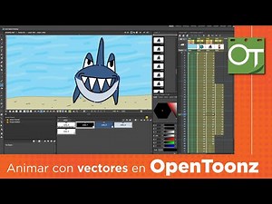 Animating in OPENTOONZ with vectors - Animation tutorial