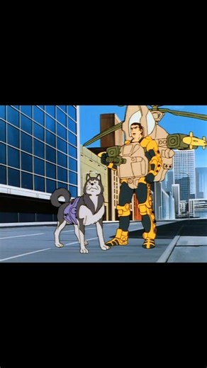 Alien Robot Monster on Instagram: "Centurions! Man and machine, and also dog and machine. Shadow is so cool! But how does he operate his missile launcher? 樂"