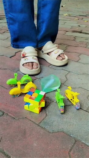 cute toy 🚲🛵🦜 with water 💦💦 enjoy 🤪#funny #viralvideo