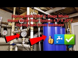 iSpring Whole House Water Filter Review 🚿 Does the WGB32BM Really Remove Iron & Odor? #diy #filter