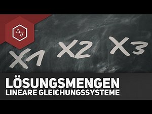 Lösungsmengen linearer Gleichungssysteme