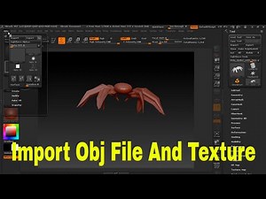 zbrush import obj || how to import OBJ files and into