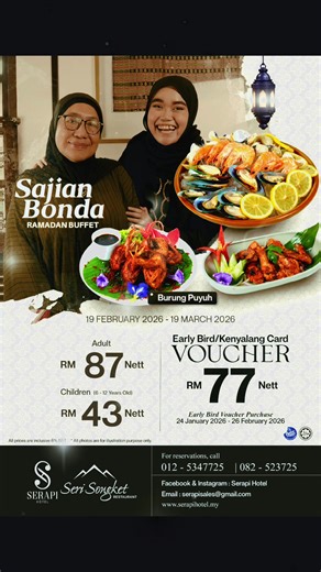 Savour Ramadan Flavours at Serapi Hotel