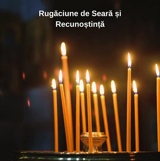 Rugăciune de Seară și Recunoștință