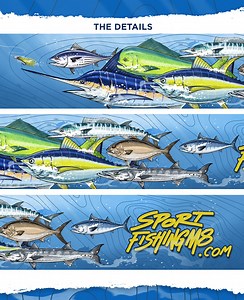 Fishing Boat Wrap Design - bazzier graphik
