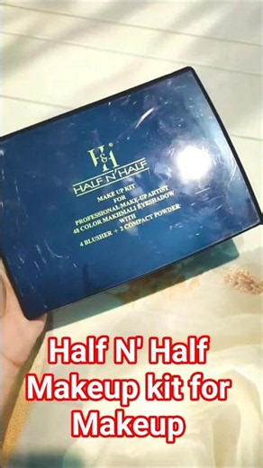 Half N' Half Makeup kit#makeup#makeupkit#makeuptutorial#eyeshadowpalette#shortsfeed#trending#shorts