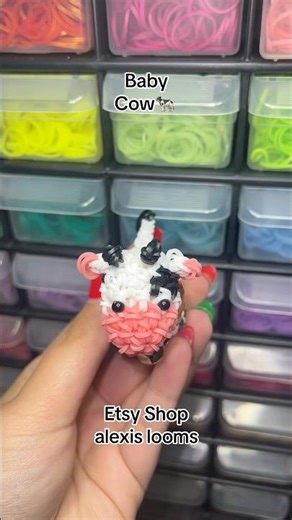 Rainbow Loom Baby Cow🐮