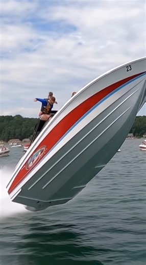 17K views · 56 reactions | Speedboat Hits Object - Flips Violently!  #SpeedboatFlip | Boat Fail | Facebook
