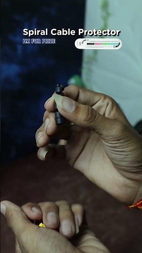 🔄 Spiral Charger Spring Cable Protector – Save Your Cables in Style! 📱✨ #DeoDap