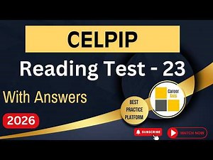 Celpip Reading Mock Test With Answers - 23 | Full Practice & Answers - 2026