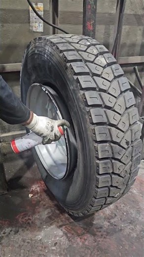 Fastest Tire Inflation Method🔥 Fire Does the Job #TireInflation #FireInflation #TireShop