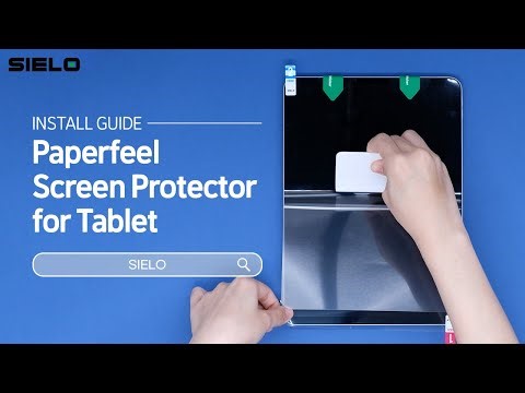 [Install] Paperfeel Screen Protector for Tablet iPad
