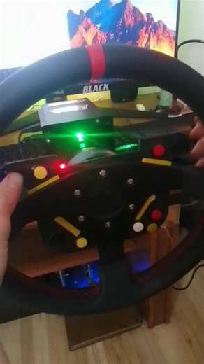 Simagic Alpha Mini | Custom Wheel Wireless | Esp32 #assettocorsa #simracing #racing #drifting