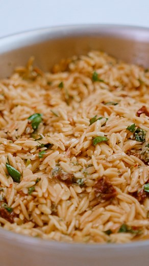Mediterranean-style Toasted Orzo Pasta Recipe | The Mediterranean Dish