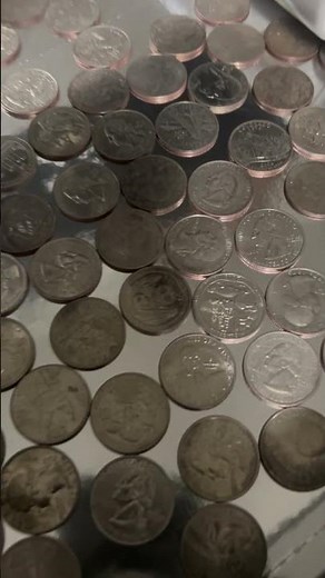 My collection of 50 State Quarters