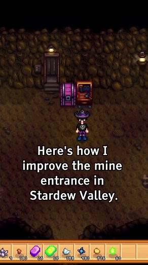 Here’s how I improved the mine entrance in Stardew Valley #stardewvalley #gamingtips #stardewvalleytips #gamingontiktok