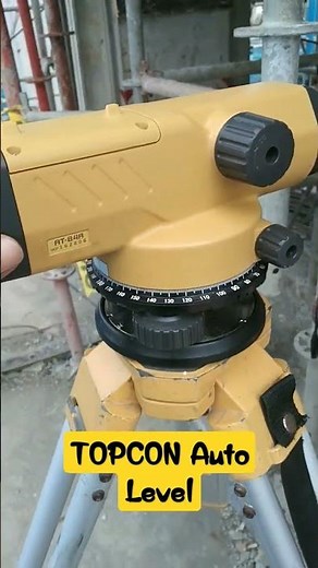 Topcon auto level #level #buildingsurvey #roadsurvey #surveytips