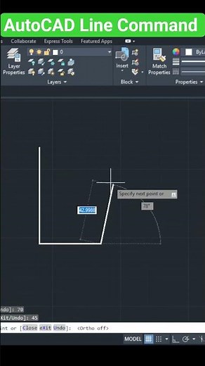 Autocad 2d Line Command | how to draw Line In autocad @cadcamtechstudy