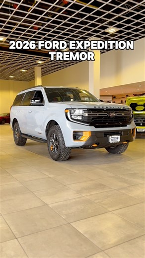 Check out the 2026 Ford Expedition Tremor, now on our lot and on display inside our showroom. Bold, capable, and built to impress—come take a closer look and experience it with us today! #FordOfPeoria #2026Expedition #ExpeditionTremor #NewArrival #FordSUV #ShowroomReady #BuiltFordTough | Ford of Peoria