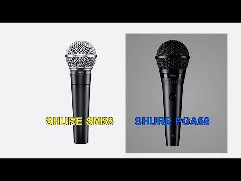SHURE PGA58 VS SHURE SM58