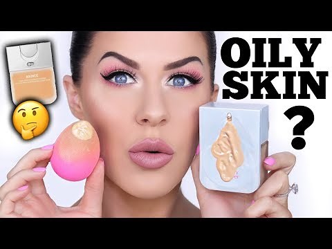 BEAUTY BLENDER BOUNCE FOUNDATION | REVIEW & WEAR TEST ON OILY SKIN!!