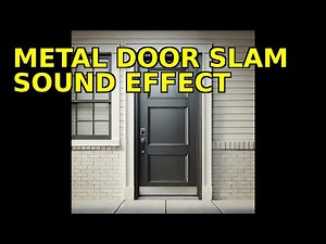 Metal Door Slam Sound Effect | High-Quality 4K