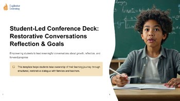 Student Led Conference Deck Restorative : Skill Builder : Slide Deck