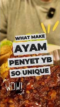Singapore’s Crispy Ayam Penyet You NEED to Try! 😬| Ayam Penyet YB