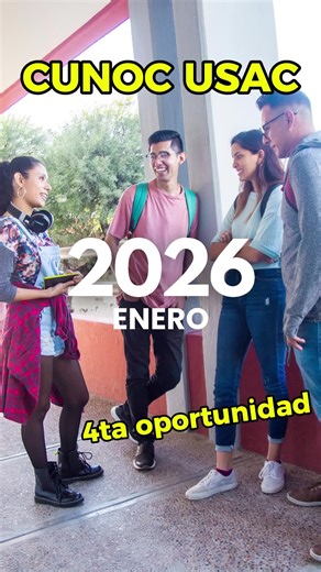 Inscríbete al CUNOC 2026: Últimos Días de Inscripción