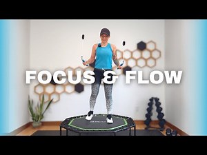 Rebounder + Ropeless Jump Rope Workout | Coordination & Focus Low Impact Cardio