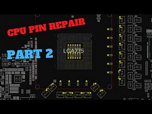 CPU Socket Pin Repair UPDATE - Using BoardViewer to Identify Pin Function
