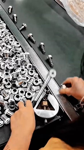 Metal Fitting Assembly Process Work Tool Using Manual Press Method #worktool