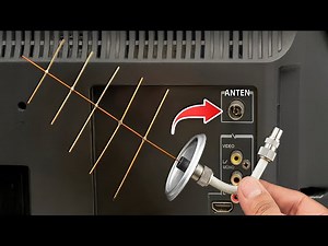 How To Make The World's Strongest Antenna! Plug Into The TV And Watch All The Channels