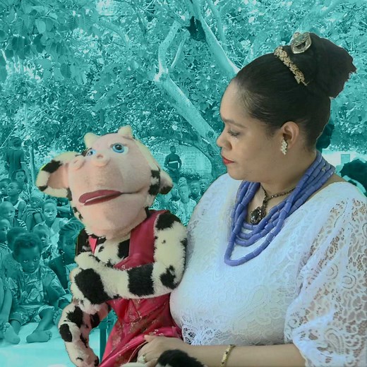 “I got into [ventriloquism] because I was actually bullied.” Meet Queen Angelique-Monet - the American ventriloquist who became a Nigerian queen when she married the king of Eti-Oni - a region of Nigeria. | BBC News Africa